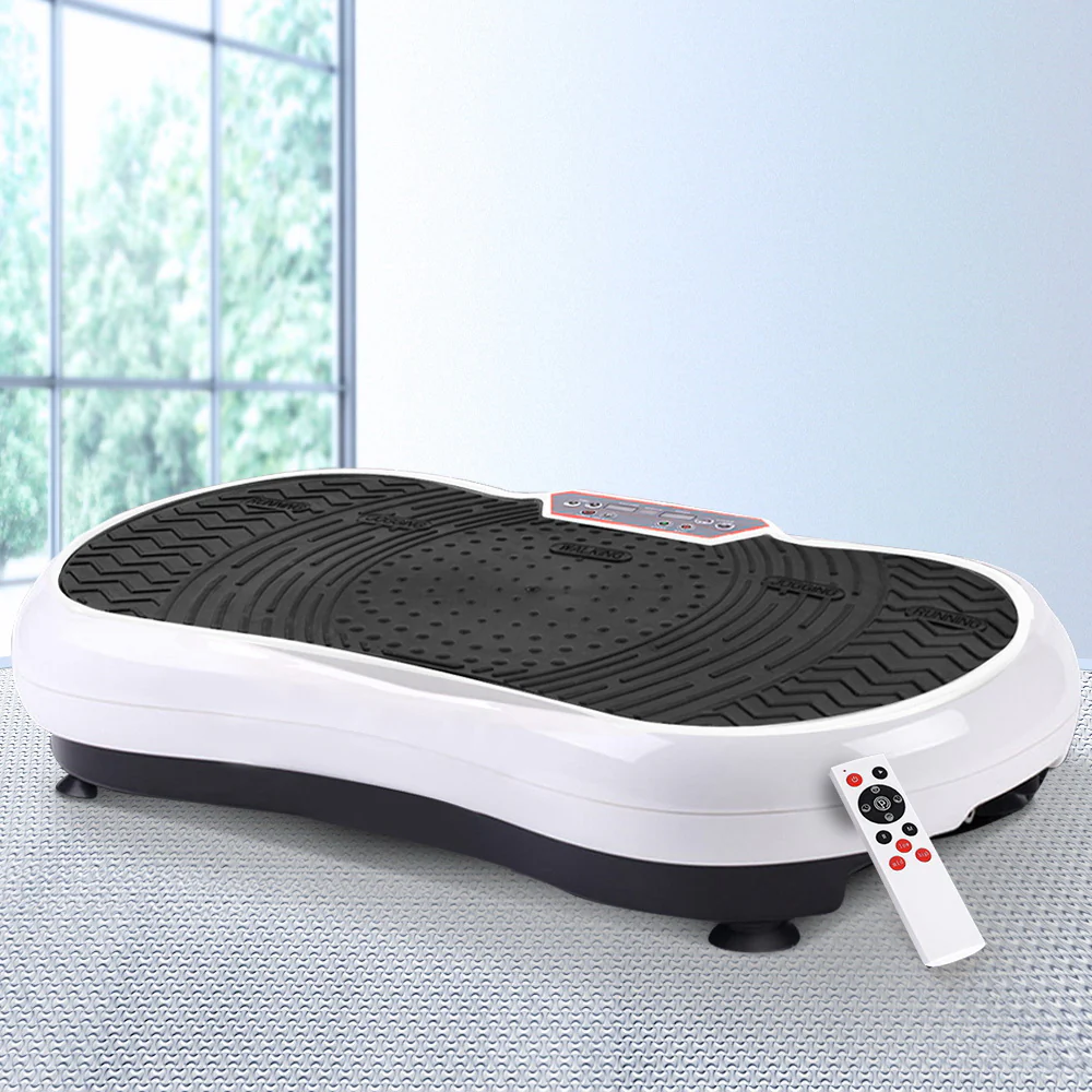 Everfit Vibration Machine Platform Vibrator Resistance Rope Home Fitness White - Image 7