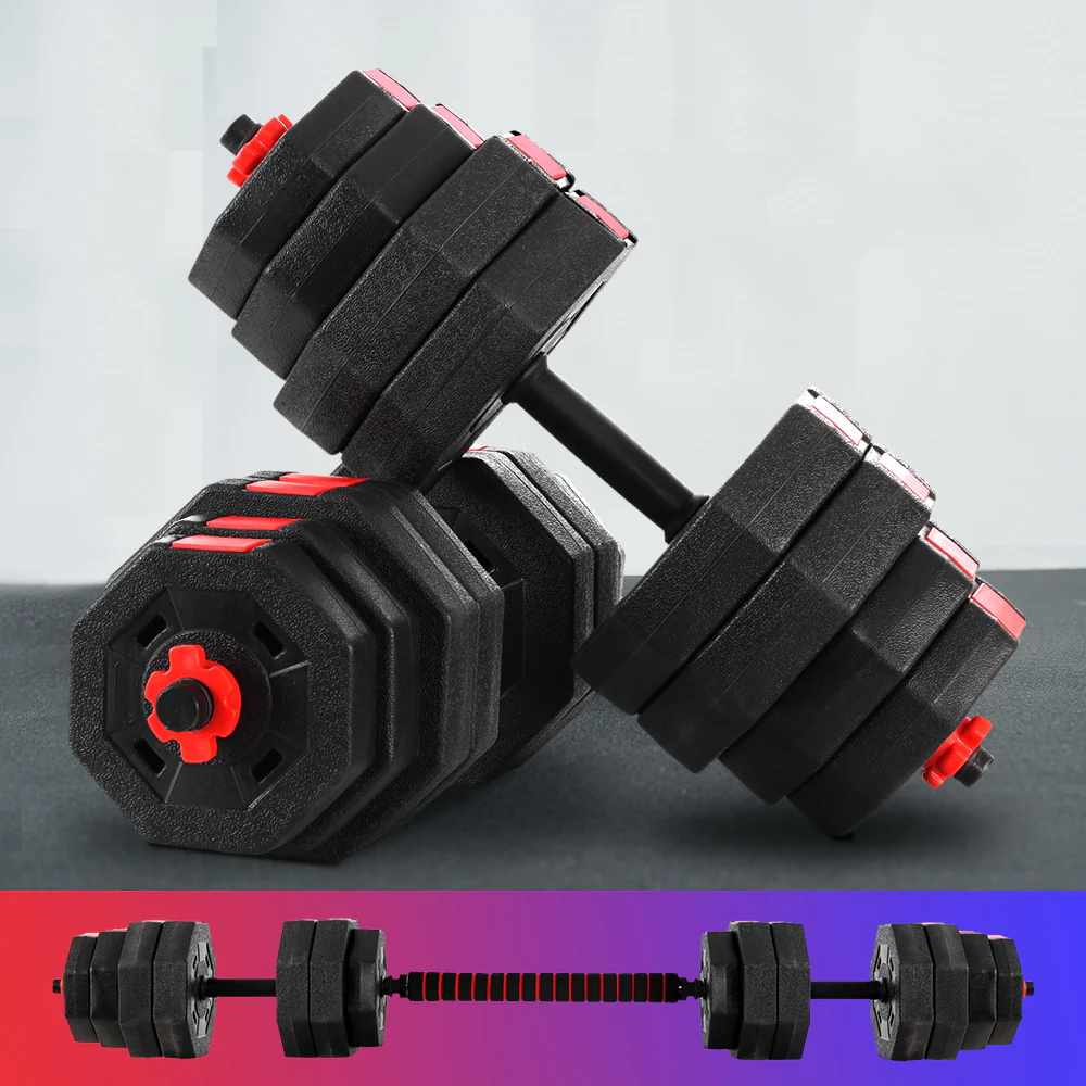 Everfit 40kg Dumbbells Barbell Set Adjustable Dumbbell Weight Lifting - Image 8