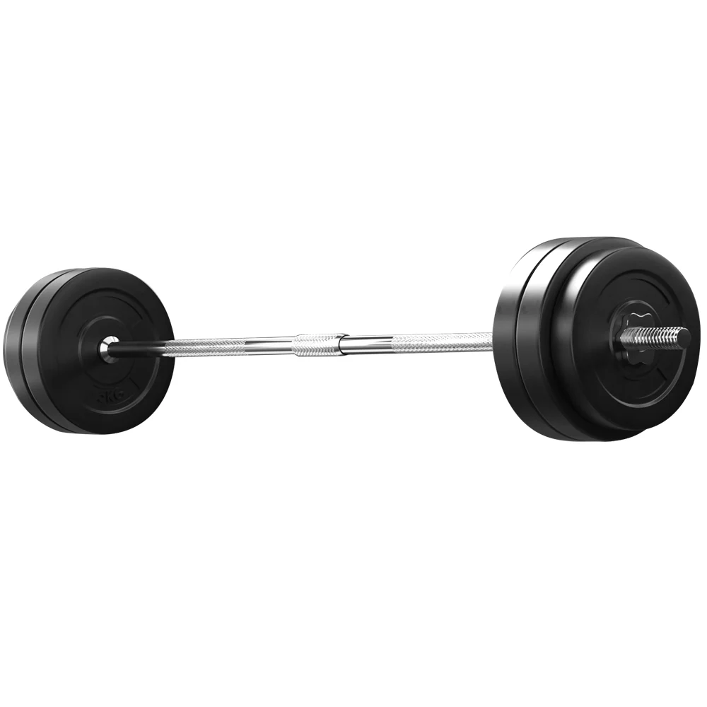 Everfit 58kg Barbell Set Weight Plates Bar Lifting Bench 168cm - Image 4