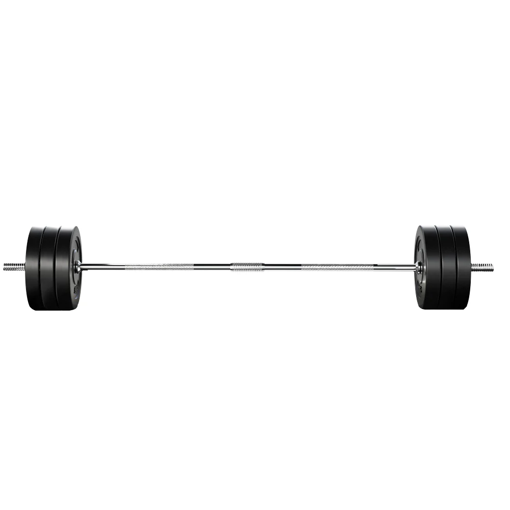 Everfit 68kg Barbell Set Weight Plates Bar Lifting Bench 168cm - Image 3