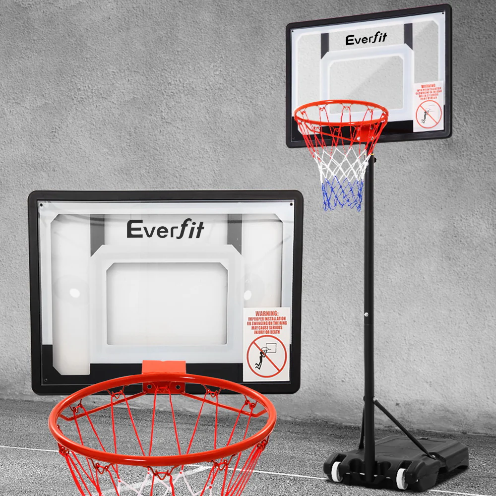 Everfit 2.1M Basketball Hoop Stand System Adjustable Portable Pro Kids Clear - Image 7