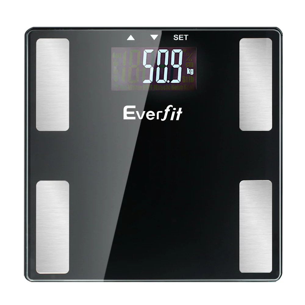 Everfit Body Fat Bathroom Scale Weighing Wireless Bluetooth Gym 180KG - Image 3