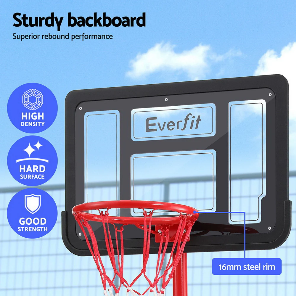Everfit 1.6M Kids Basketball Hoop Stand System Portable - Image 7
