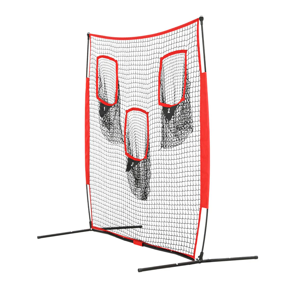 Everfit 1.8m Football Soccer Net Portable Goal Net Training 3 Target Zone - Image 3