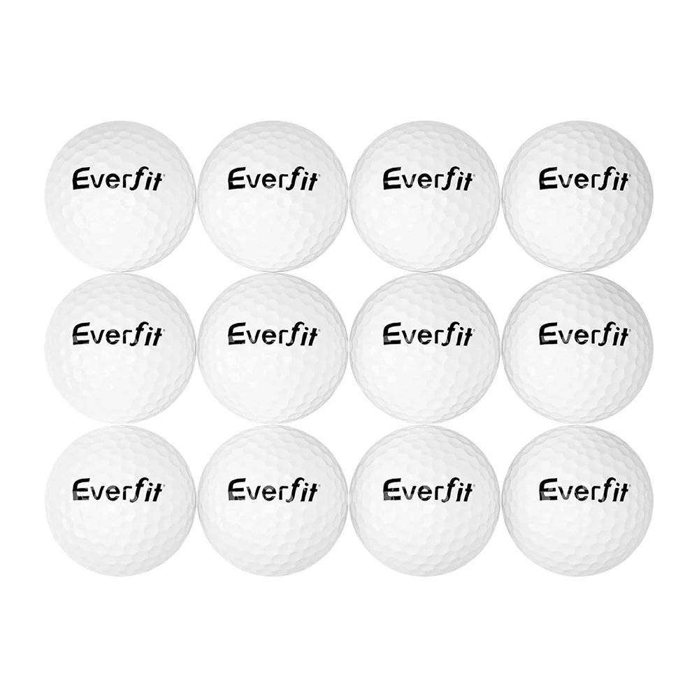Everfit 12Pcs Golf Ball Set Reusable Distance Golf Balls Practice Training - Image 4