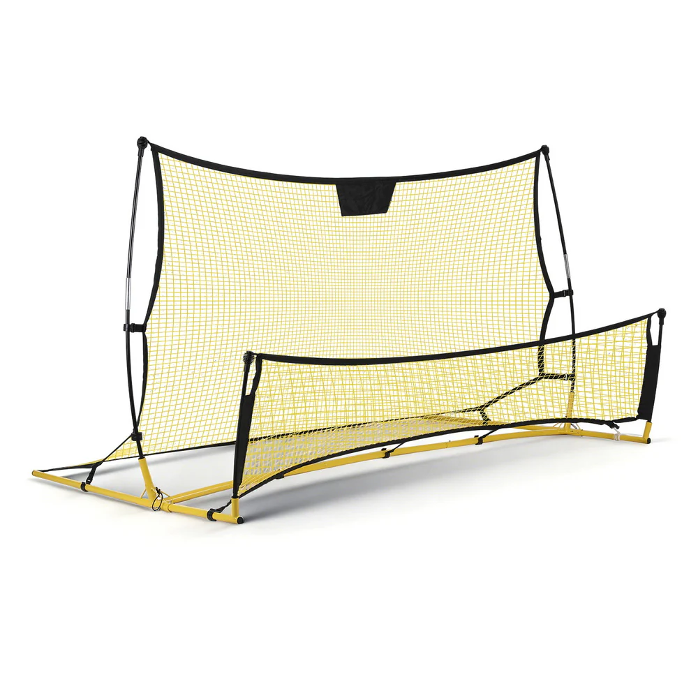 Everfit 2.1m Football Soccer Net Portable Goal Net Rebounder Sports Training Yellow - Image 3