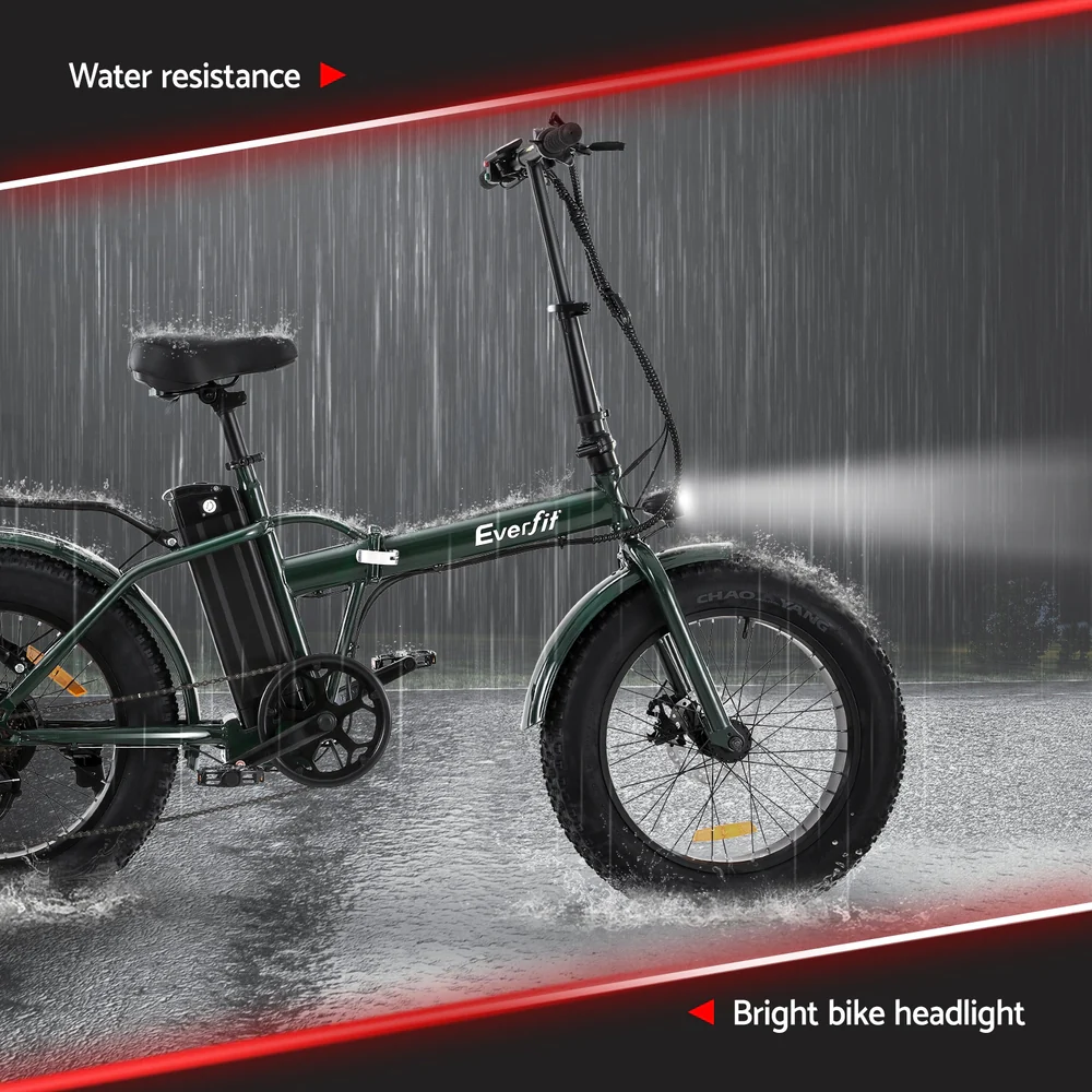 Everfit 20 Inch Folding Electric Bike Urban City Bicycle eBike Rechargeable - Image 5
