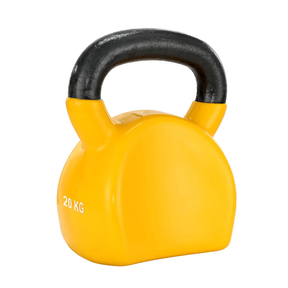 Everfit 20kg Kettlebell Set Weightlifting Bench Dumbbells Kettle Bell Gym Home - Image 4