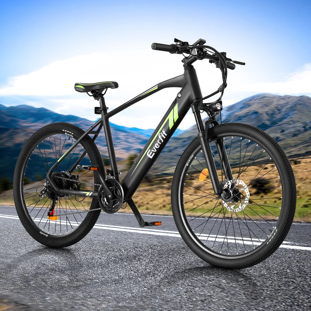 Everfit 27.5 Inch Electric Bike Mountain Bicycle eBike Battery 21 Speed - Image 6