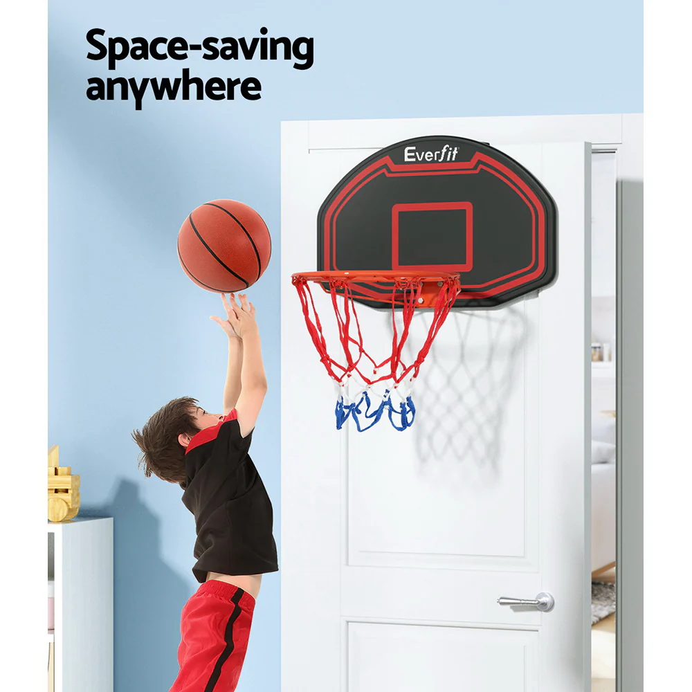 Everfit 38 Basketball Hoop Backboard Door Wall Mounted Ring Net Sports Kids - Image 5