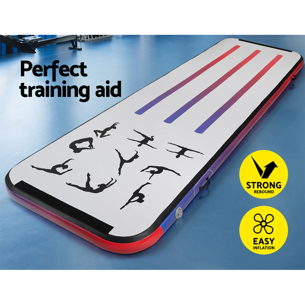 Everfit 3M Air Track Gymnastics Tumbling Mat Exercise Cheerleading Unique Style - Image 5