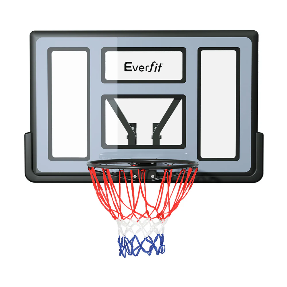 Everfit 45‘’ Kids Basketball Hoop Backboard Wall Mounted Ring Net Sports - Image 3