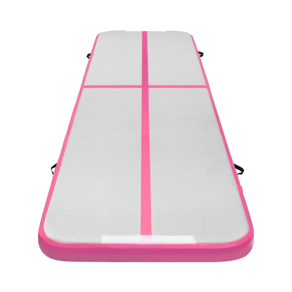 Everfit 4M Air Track Gymnastics Tumbling Exercise Cheerleading Mat Inflatable Pink - Image 3