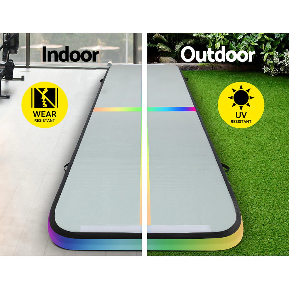 Everfit 4M Air Track Gymnastics Tumbling Exercise Mat Inflatable Mats + Pump - Image 5