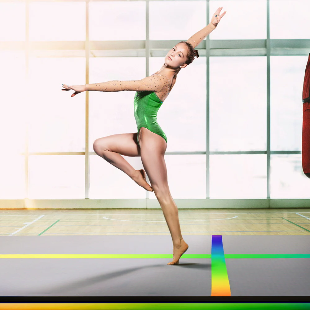 Everfit 4M Air Track Gymnastics Tumbling Exercise Mat Inflatable Mats + Pump - Image 8
