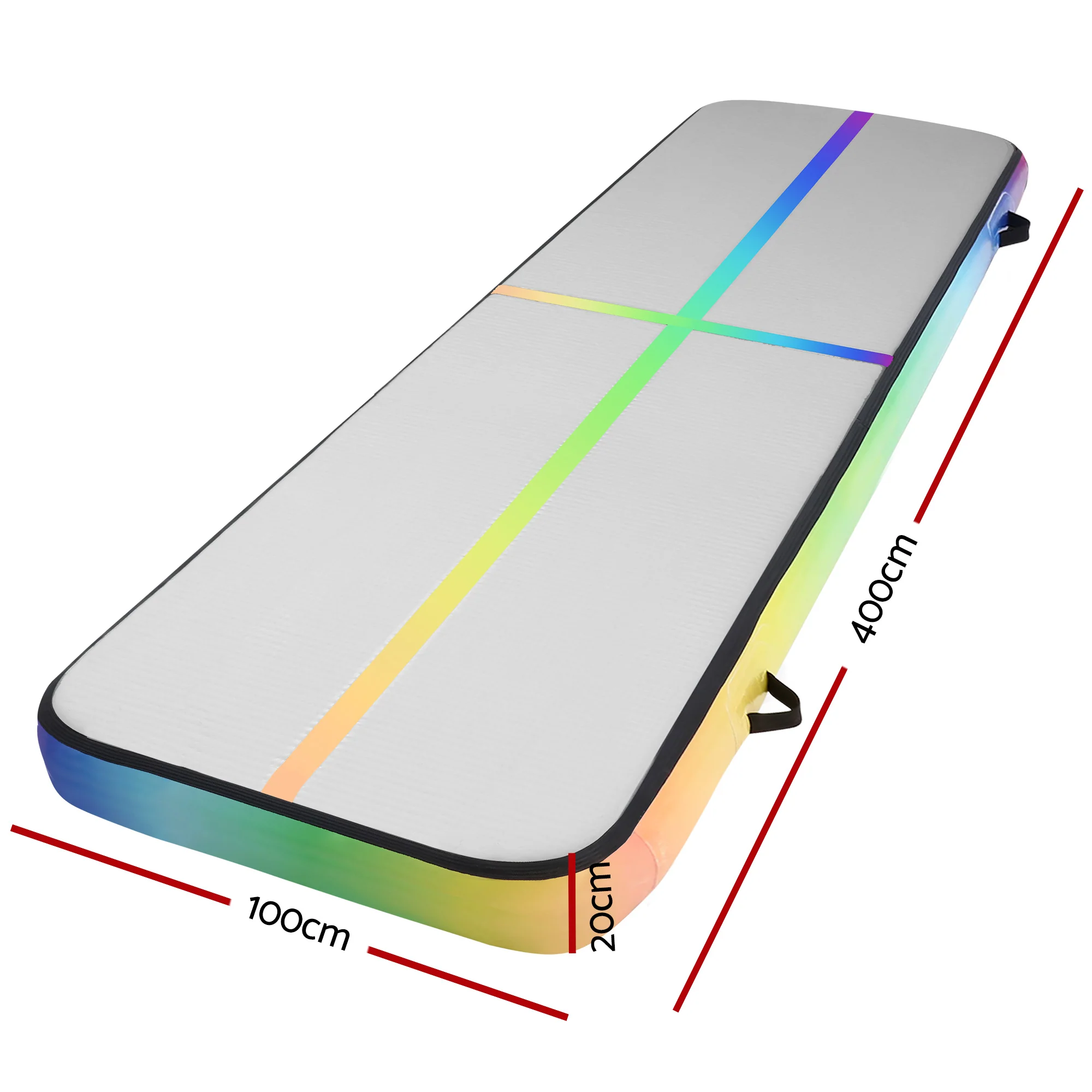 Everfit 4X1X0.2M Air Track Inflatable Tumbling Mat Gymnastics Yoga Mat - Image 2