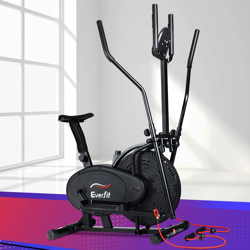 Everfit Exercise Bike 5 in 1 Elliptical Cross Trainer Home Gym Indoor Cardio - Image 7