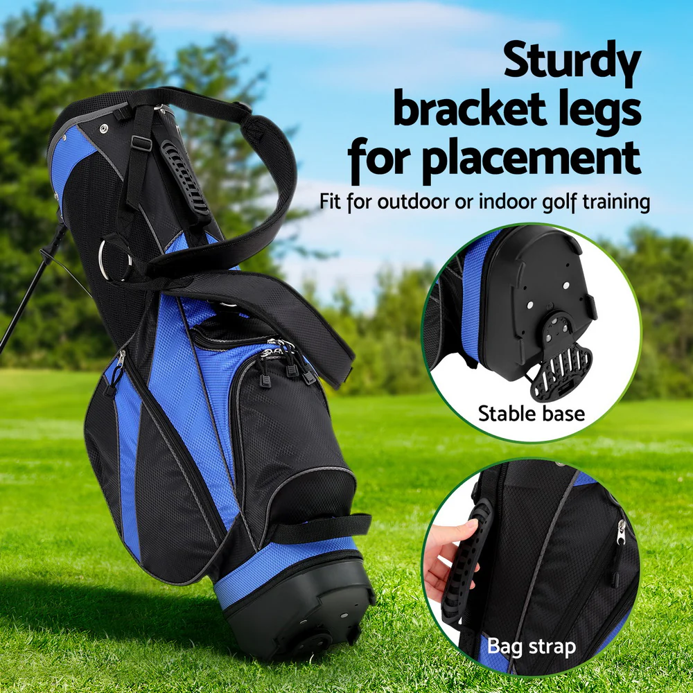 Everfit 6 Way Dividers Golf Bag Stand Insulated Carry Bag Zippered Rain Cover - Image 7