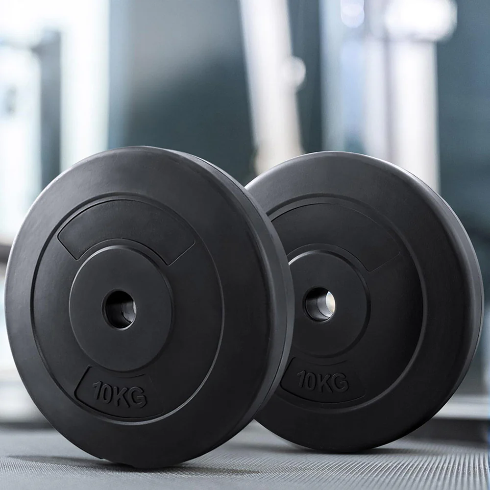 Everfit 80kg Barbell Weight Plates Standard Home Gym Press Fitness Exercise - Image 7