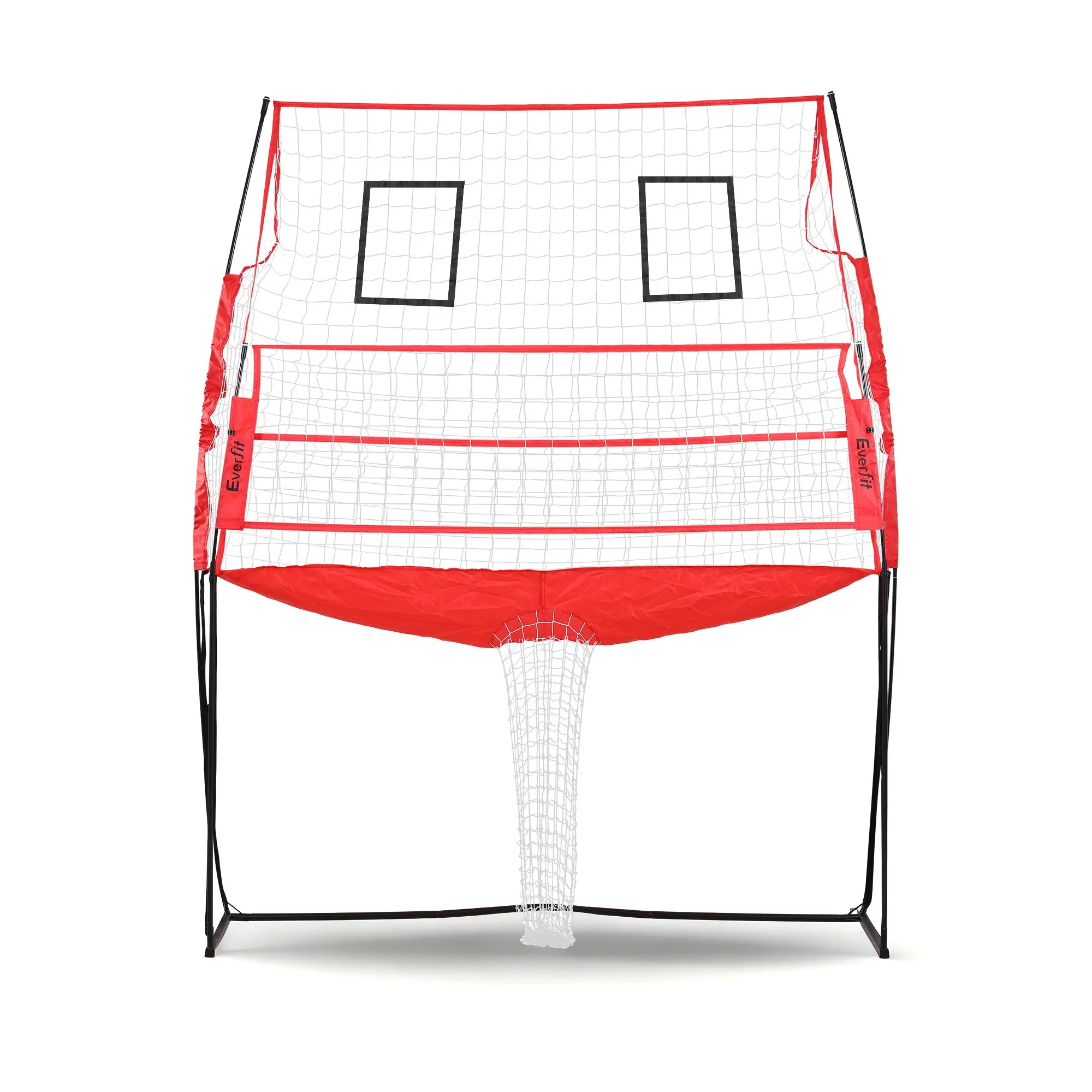 Everfit 8ft Volleyball Net Training Equipment Adjustable Height Portable with Ball and Bag - Image 3