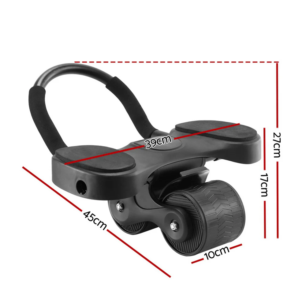 Everfit Ab Roller Automatic Rebound Abdominal Exercise Wheel Home Gym Workout - Image 3