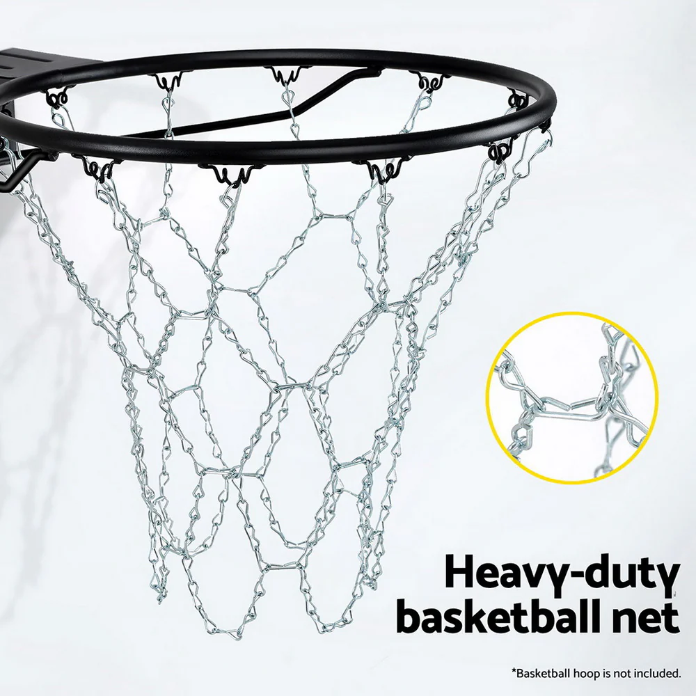 Everfit Basketball Ring Metal Braided Chain Net 12 Loop - Image 6