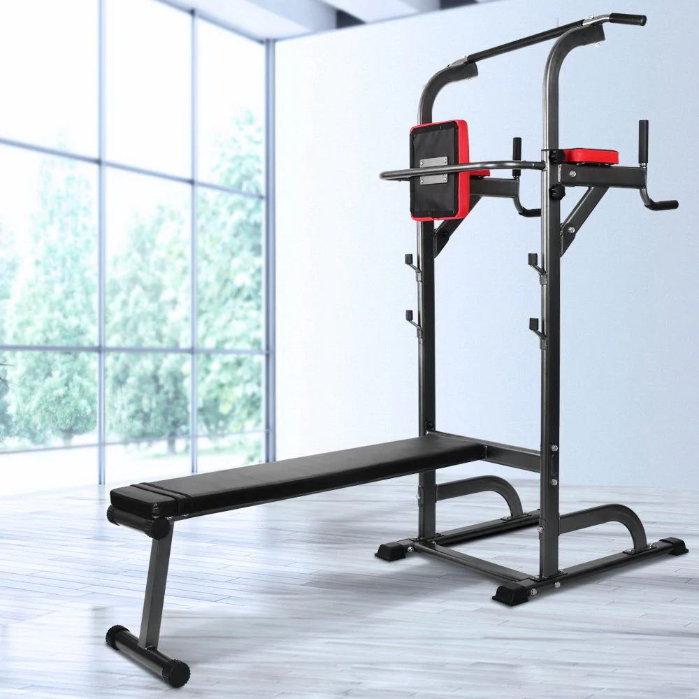 Everfit Weight Bench Chin Up Bar Bench Press Home Gym 380kg Capacity - Image 7