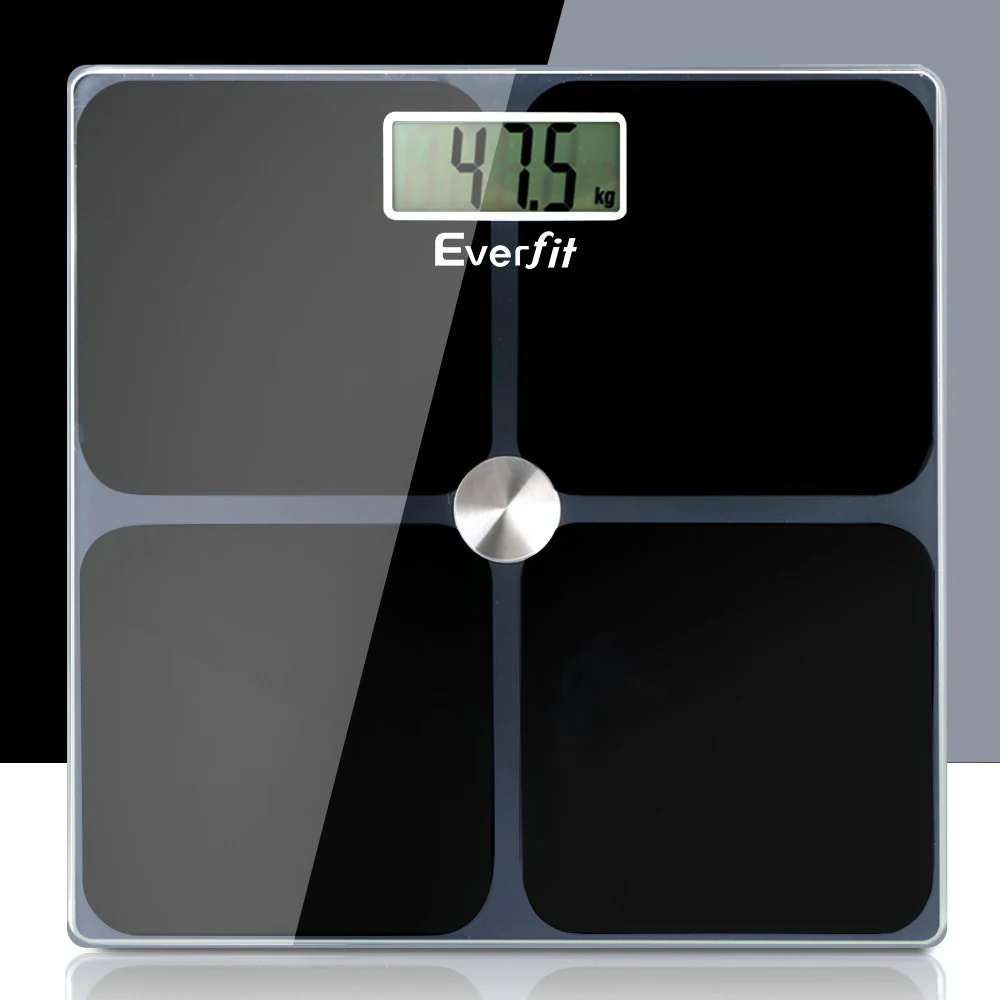 Everfit Body Fat Bathroom Scale Weighing Tracker Gym 180KG - Image 7
