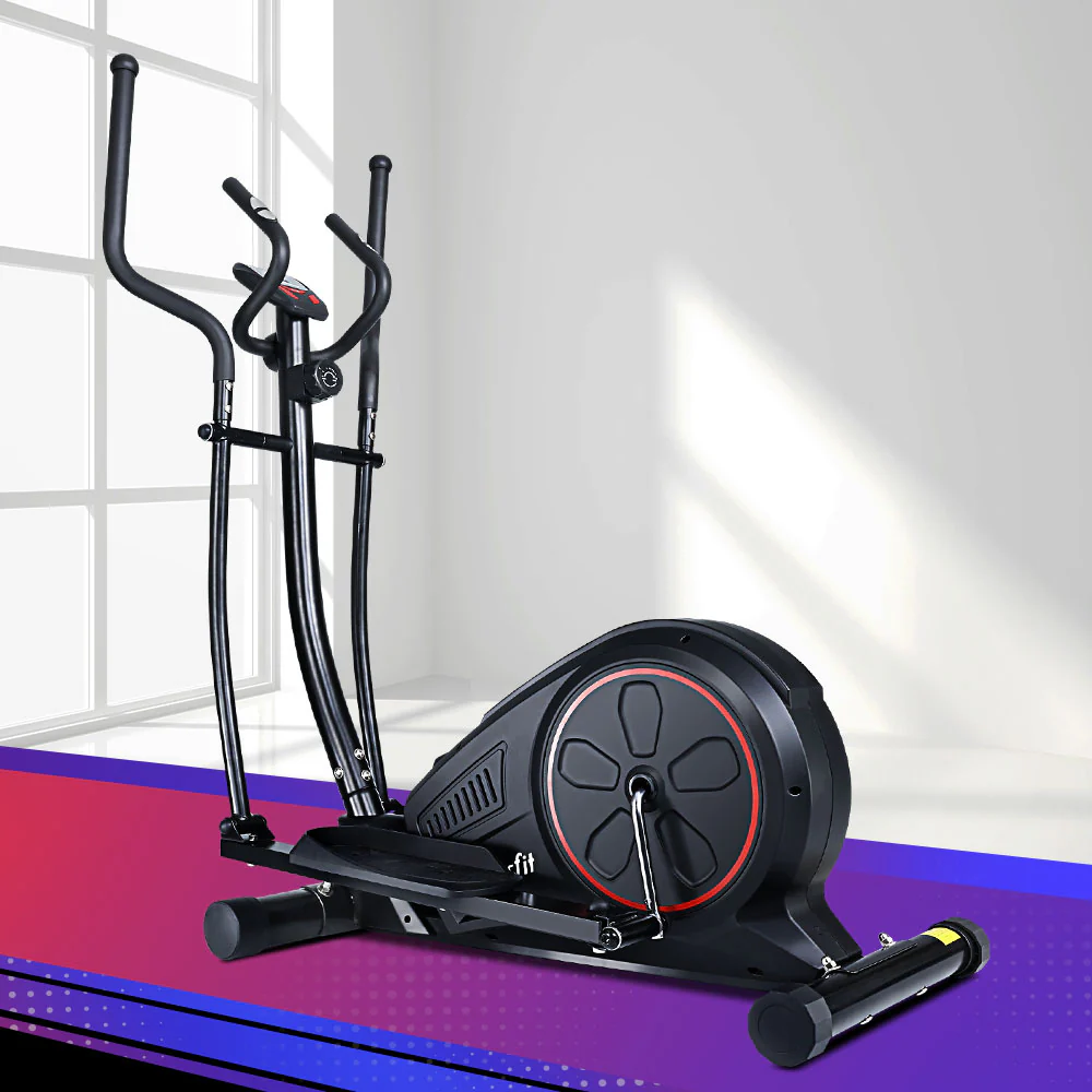Everfit Exercise Bike Elliptical Cross Trainer Home Gym Fitness Machine LCD - Image 7
