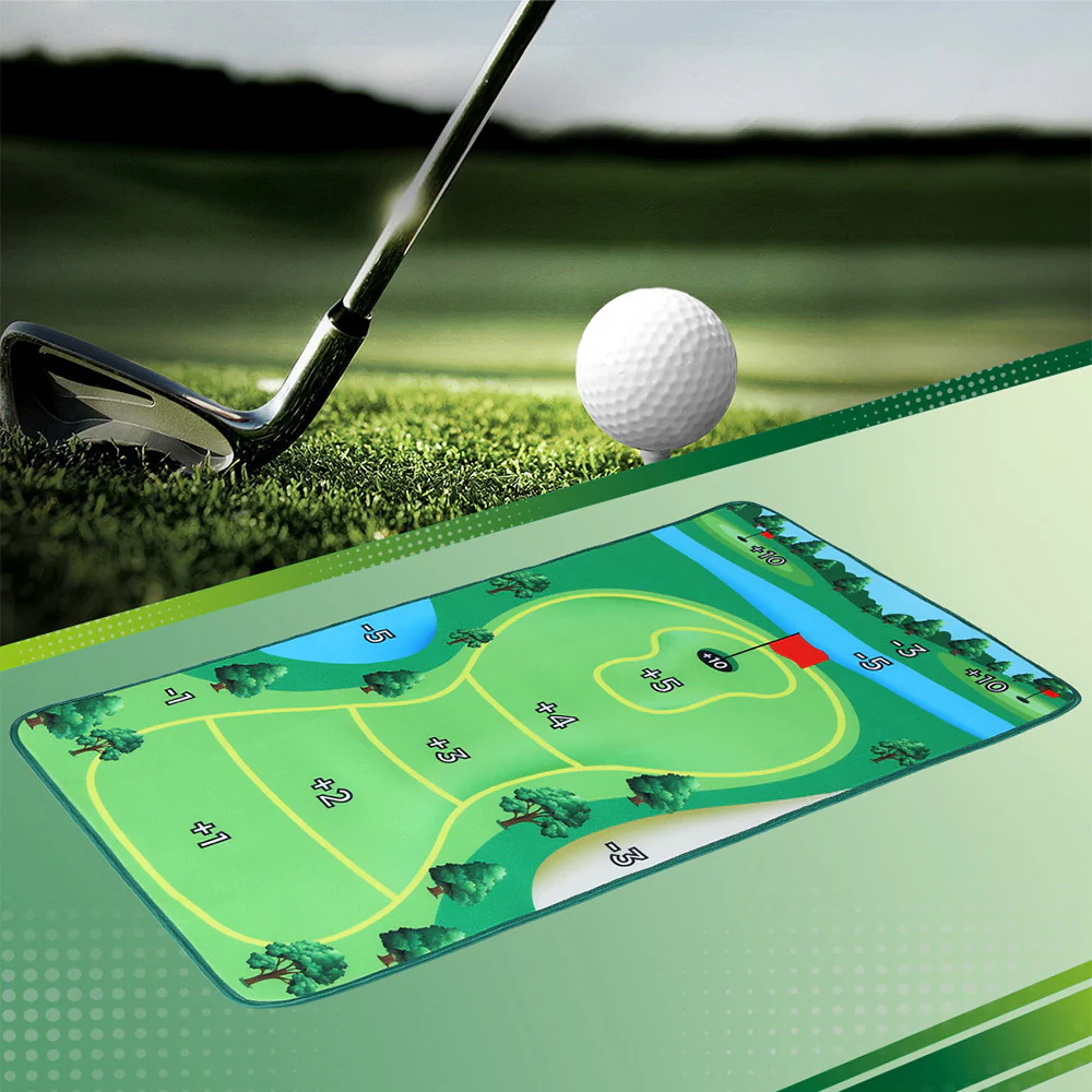 Everfit Golf Chipping Game Mat Indoor Outdoor PracticeÂ Training Aid Set - Image 7
