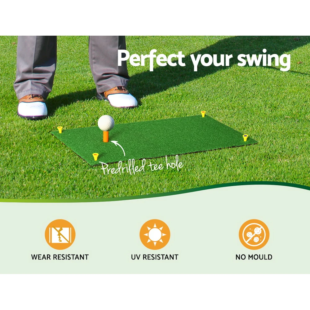 Everfit Golf Hitting Mat Portable Driving Range Practice Training Aid 60x30cm - Image 5