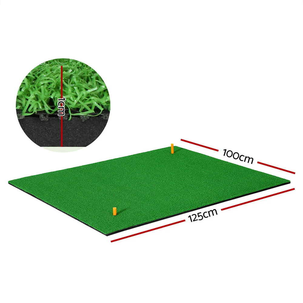 Everfit Golf Hitting Mat Portable DrivingÂ Range PracticeÂ Training Aid 100x125cm - Image 2