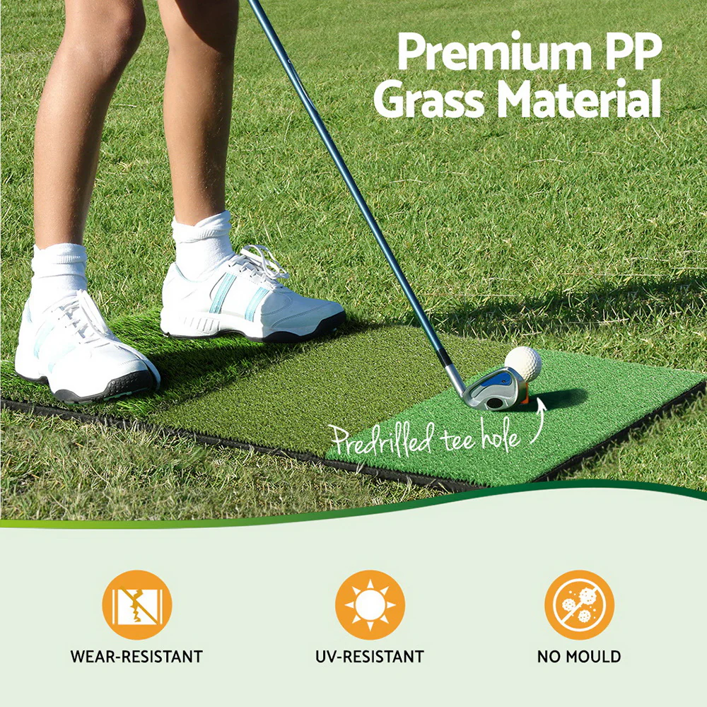 Everfit Golf Hitting Mat Portable DrivingÂ Range PracticeÂ Training Aid 3 in 1 - Image 4