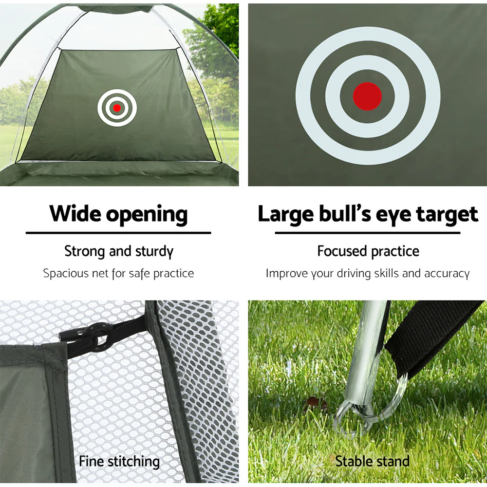 Everfit 3M Golf Practice Net And Training Mat Set Driving Target Green - Image 6