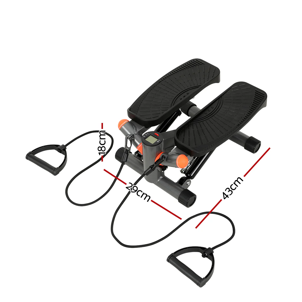 Everfit Mini Stepper with Resistance Rope Aerobic Step Trainer Home Gym 150KG - Image 2