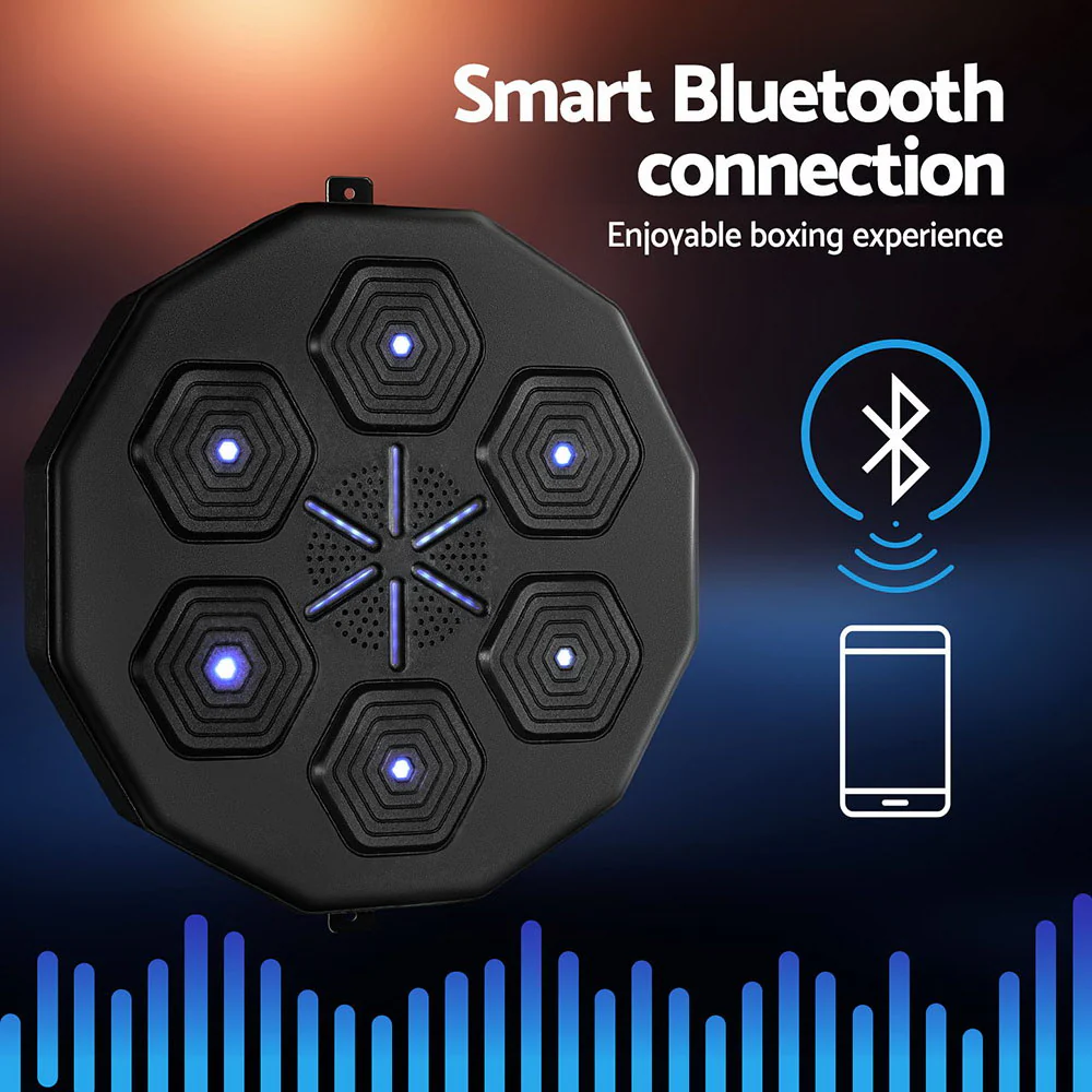 Everfit Music Boxing Machine Bluetooth Target Punching USB Chargeable Home Gym - Image 6