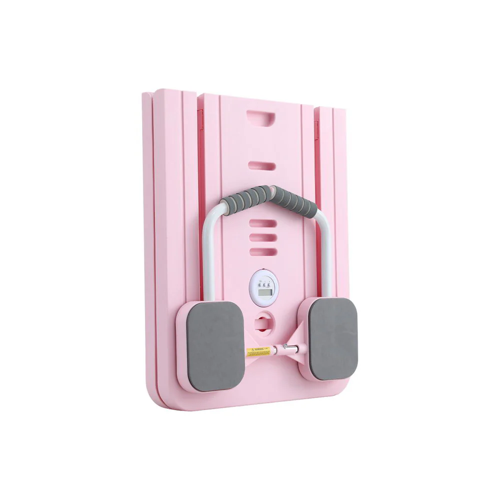 Everfit Pilates Reformer Abdominal Exercise Board Push Up Set Fitness Pink - Image 3