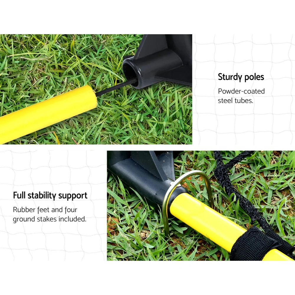 Everfit 2.4m Football Soccer Net Portable Goal Net Rebounder Sports Training - Image 4
