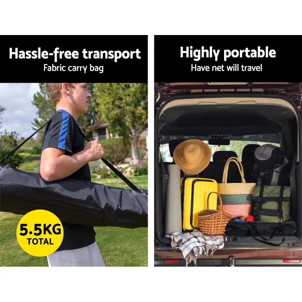 Everfit 2.1m Football Soccer Net Portable Goal Net Rebounder Sports Training - Image 6