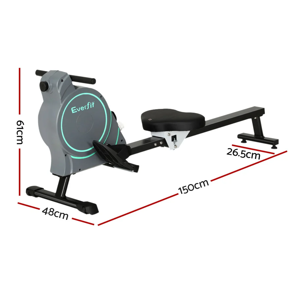 Everfit Rowing Machine 16 Levels Magnetic Rower Gym Home Cardio with APP - Image 2