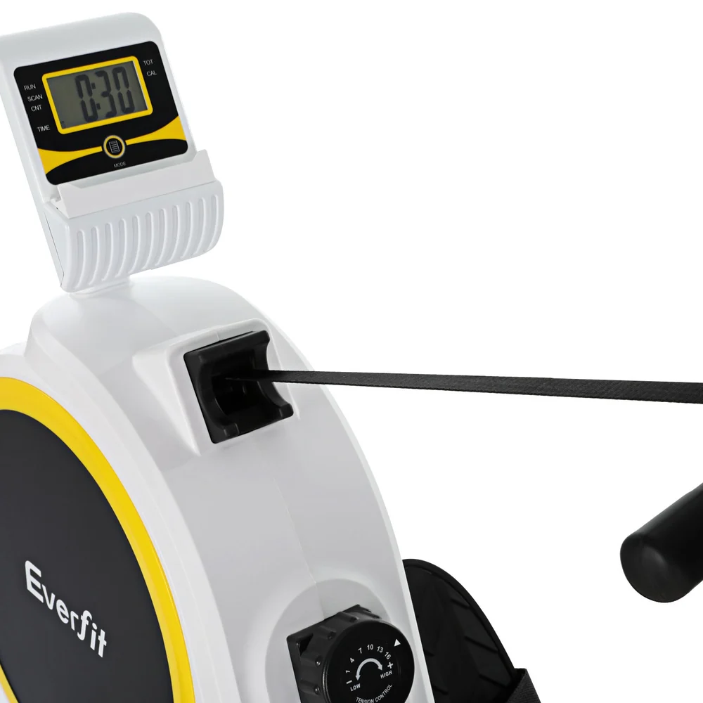 Everfit Rowing Machine 16 Levels Magnetic Rower Home Gym Cardio Workout - Image 4