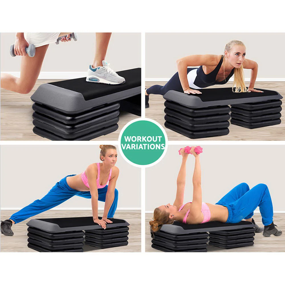 Everfit 4X Aerobic Step Riser Exercise Stepper Block Gym Home Fitness - Image 4