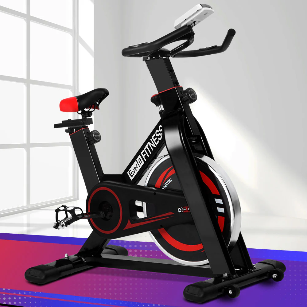 Everfit Spin Bike Exercise Bike Flywheel Cycling Home Gym Fitness Indoor Cardio - Image 7