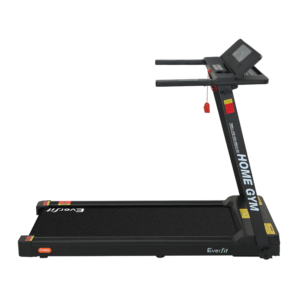 Everfit Treadmill Electric Home Gym Fitness Exercise Fully Foldable 450mm Black - Image 3