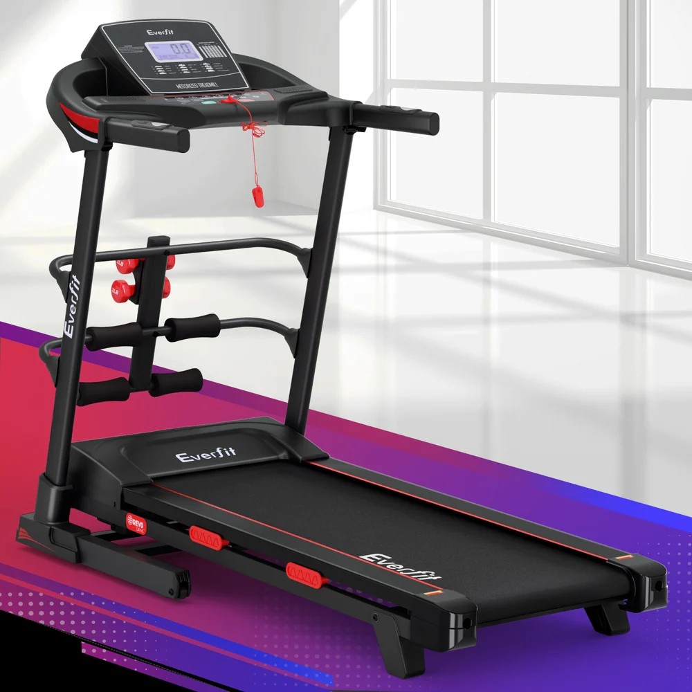 Everfit Treadmill Electric Home Gym Fitness Exercise Machine w/ Sit Up Bar 420mm - Image 2