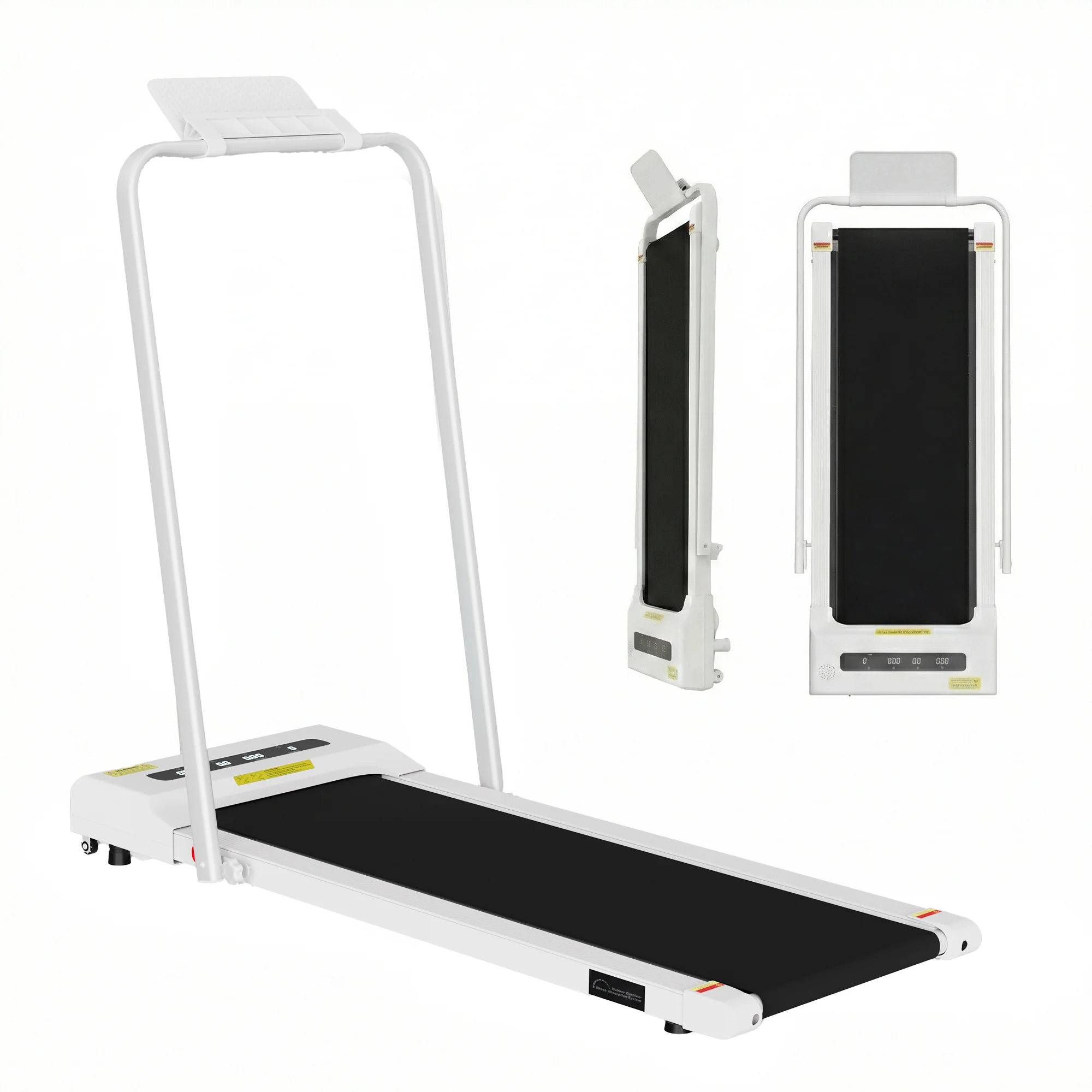 Everfit Treadmill Electric Walking Pad Under Desk Home Gym Fitness 380mm White - Image 3