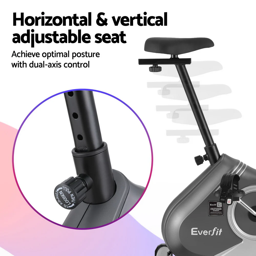 Everfit Under Desk Exercise Bike Magnetic Resistance Cardio workouts 120kg Capacity - Image 7