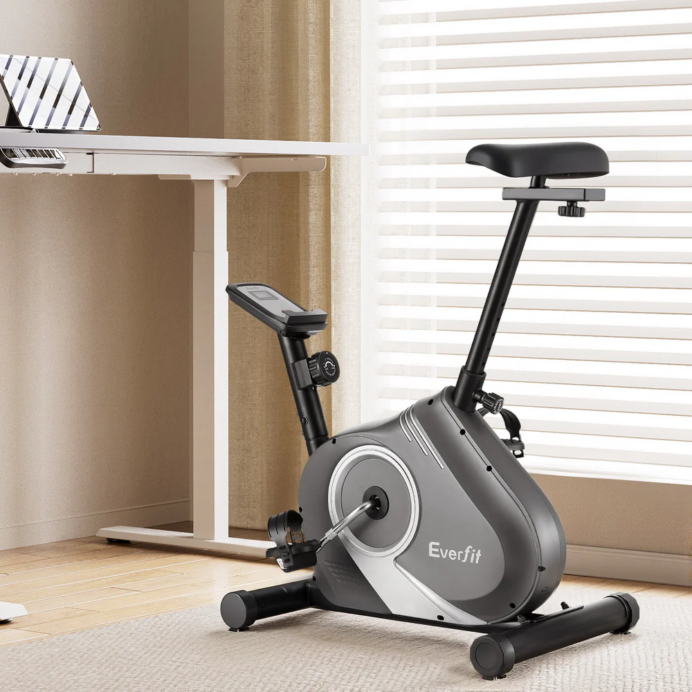 Everfit Under Desk Exercise Bike Magnetic Resistance Cardio workouts 120kg Capacity - Image 8