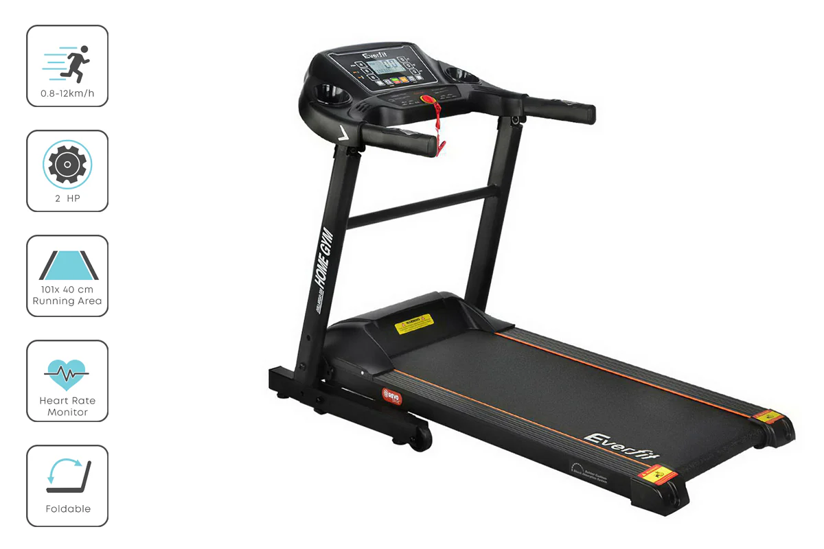 Everfit Treadmill Electric Home Gym Fitness Exercise Machine Foldable 400mm - Image 8