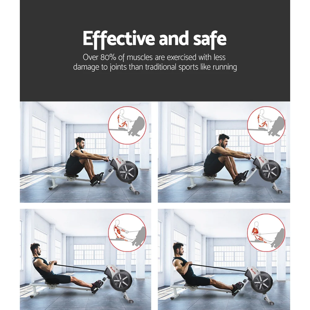 Everfit 8 Level Rowing Exercise Machine - Image 4